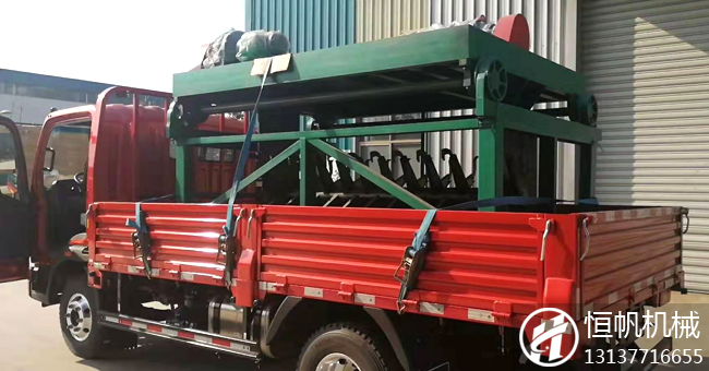 3米寬槽式翻拋機裝車發往陜西咸陽楊凌區(圖2) 槽式翻拋機