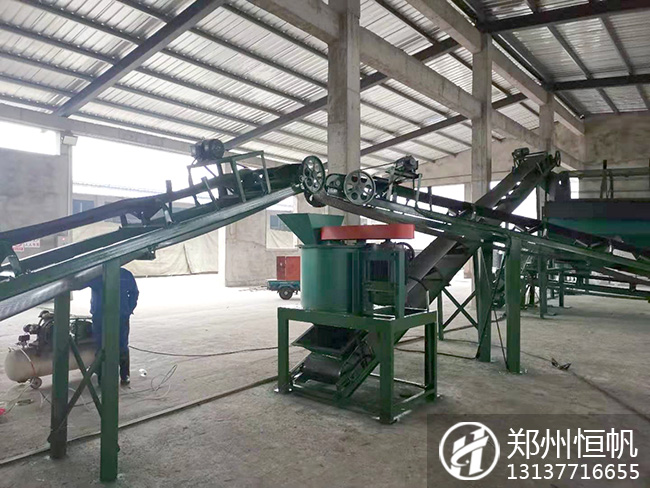 安徽六安年產兩萬噸有機肥生產線