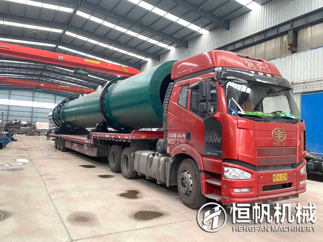 復工復產,年產十五萬噸雞糞有機肥生產設備助力貴州肥料廠區建設(圖3) 貴州有機肥設備發貨