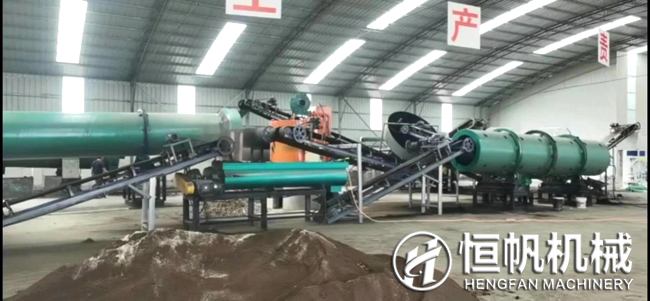 年產2萬噸整套牛糞顆粒有機肥生產設備助力甘肅泉州(圖2) 甘肅酒泉年產2萬噸牛糞顆粒有機肥生產線